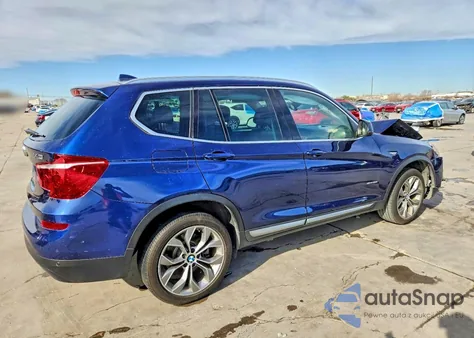 2016 BMW X3 Sdrive28I z USA, uszkodzony, nr VIN 5UXWZ7C52G0M83628